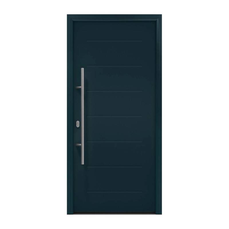 EcoStar Haustür Isopro IP 015 Anthrazitgrau 110 cm x 210 cm DIN L von EcoStar