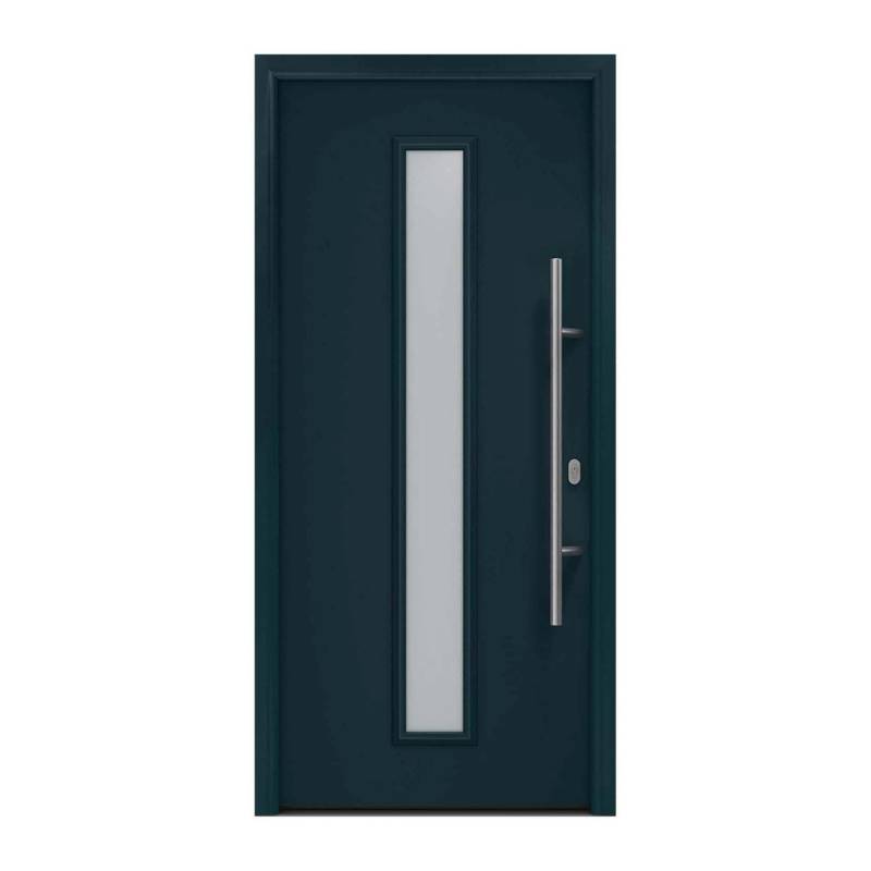 EcoStar Haustür Isopro IP 020S Anthrazitgrau 110 cm x 210 cm DIN R von EcoStar