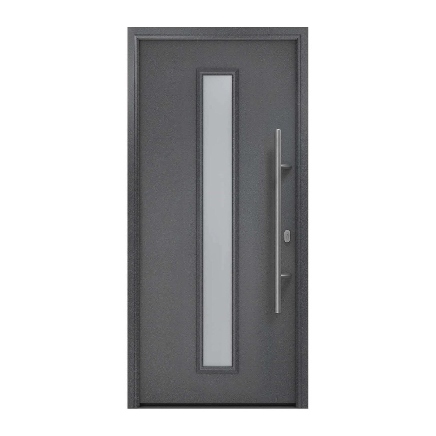 EcoStar Haustür Isopro IP 020S Anthrazitmetallic 110 cm x 210 cm DIN R EcoStar Haustür Isopro IP 020S Anthrazitmetallic 110 cm x 210 cm DIN R von EcoStar