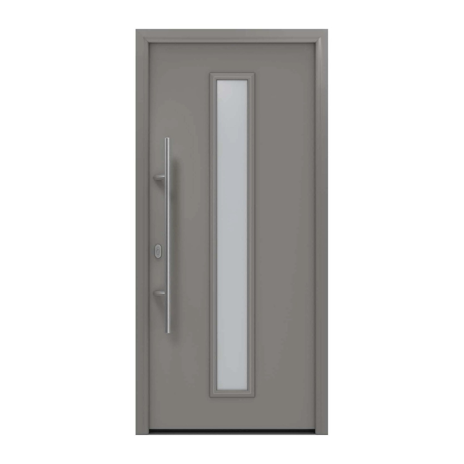 EcoStar Haustür Isopro IP 020S Graualuminium 110 cm x 210 cm DIN L EcoStar Haustür Isopro IP 020S Graualuminium 110 cm x 210 cm DIN L von EcoStar