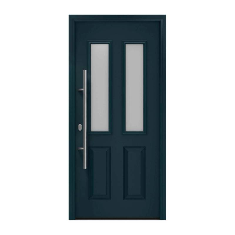 EcoStar Haustür Isopro IP 410S Anthrazitgrau 110 cm x 210 cm DIN L von EcoStar