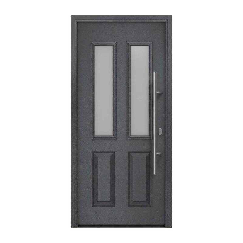 EcoStar Haustür Isopro IP 410S Anthrazitmetallic 110 cm x 210 cm DIN R von EcoStar