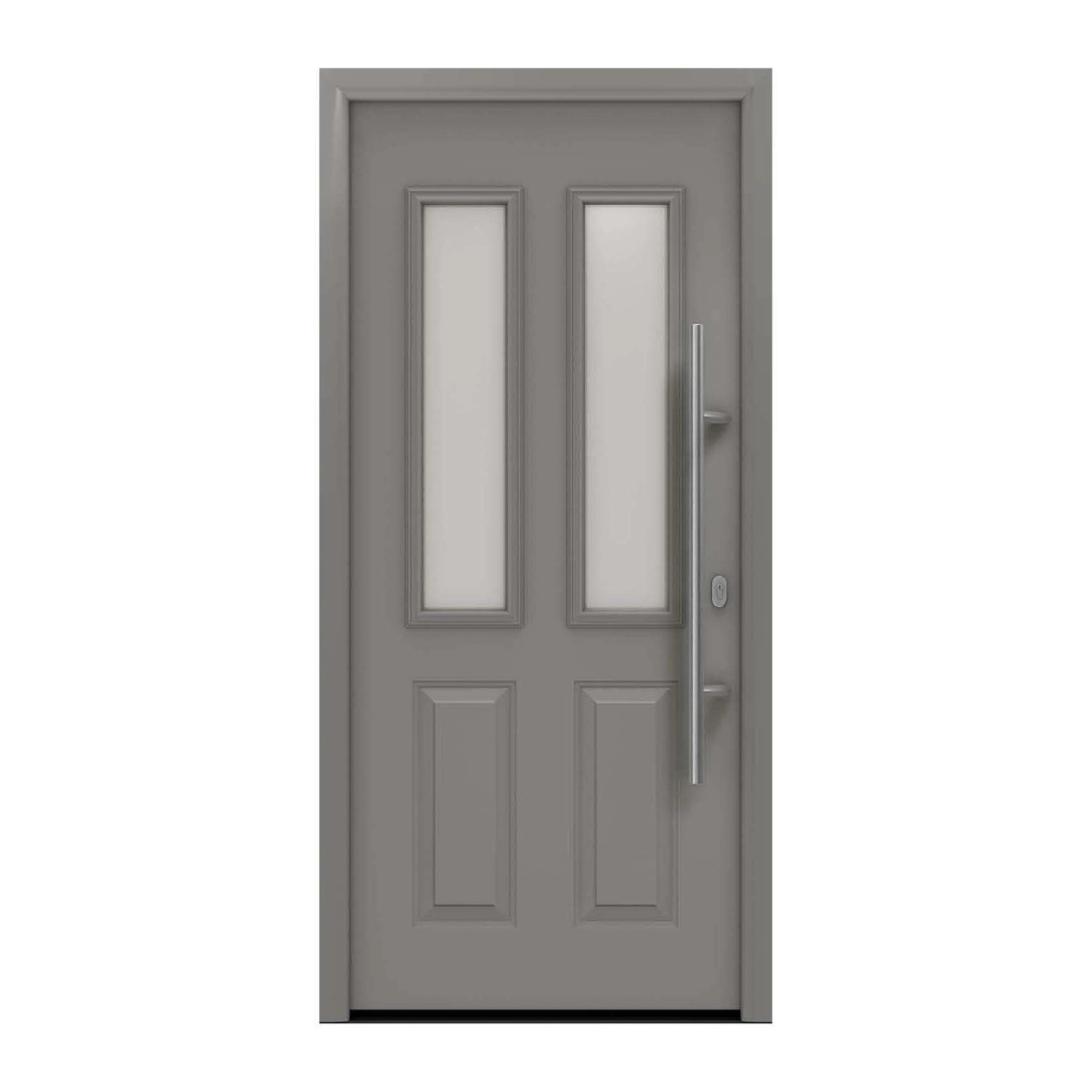 EcoStar Haustür Isopro IP 410S Graualuminium 110 cm x 210 cm DIN R EcoStar Haustür Isopro IP 410S Graualuminium 110 cm x 210 cm DIN R von EcoStar
