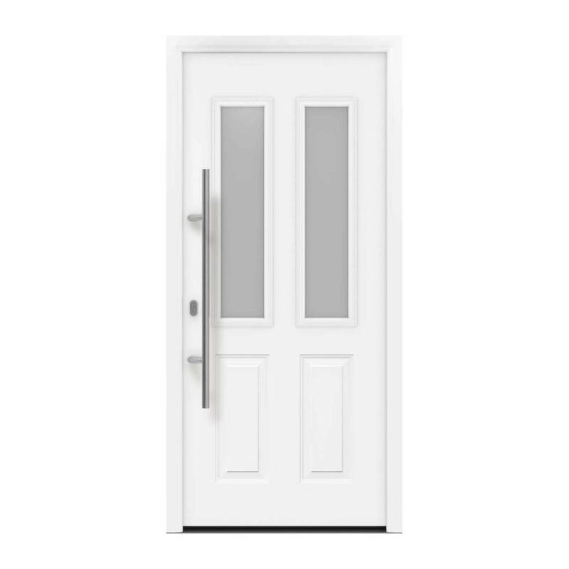 EcoStar Haustür Isopro IP 410S Verkehrsweiß 110 cm x 210 cm DIN L von EcoStar
