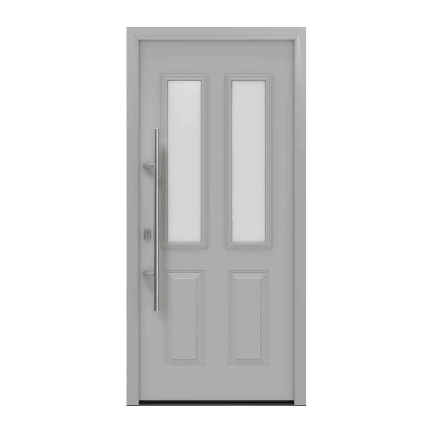 EcoStar Haustür Isopro IP 410S Weißaluminium 110 cm x 210 cm DIN L EcoStar Haustür Isopro IP 410S Weißaluminium 110 cm x 210 cm DIN L von EcoStar