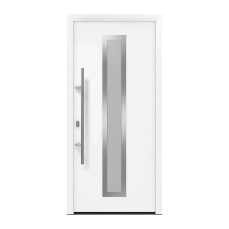 EcoStar Haustür Isopro IP 700S Verkehrsweiß 110 cm x 210 cm DIN L von EcoStar