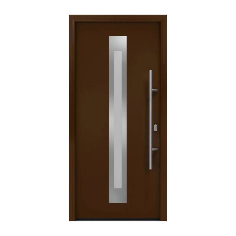 EcoStar Haustür Isopro IP 770S Terrabraun 110 cm x 210 cm DIN R von EcoStar