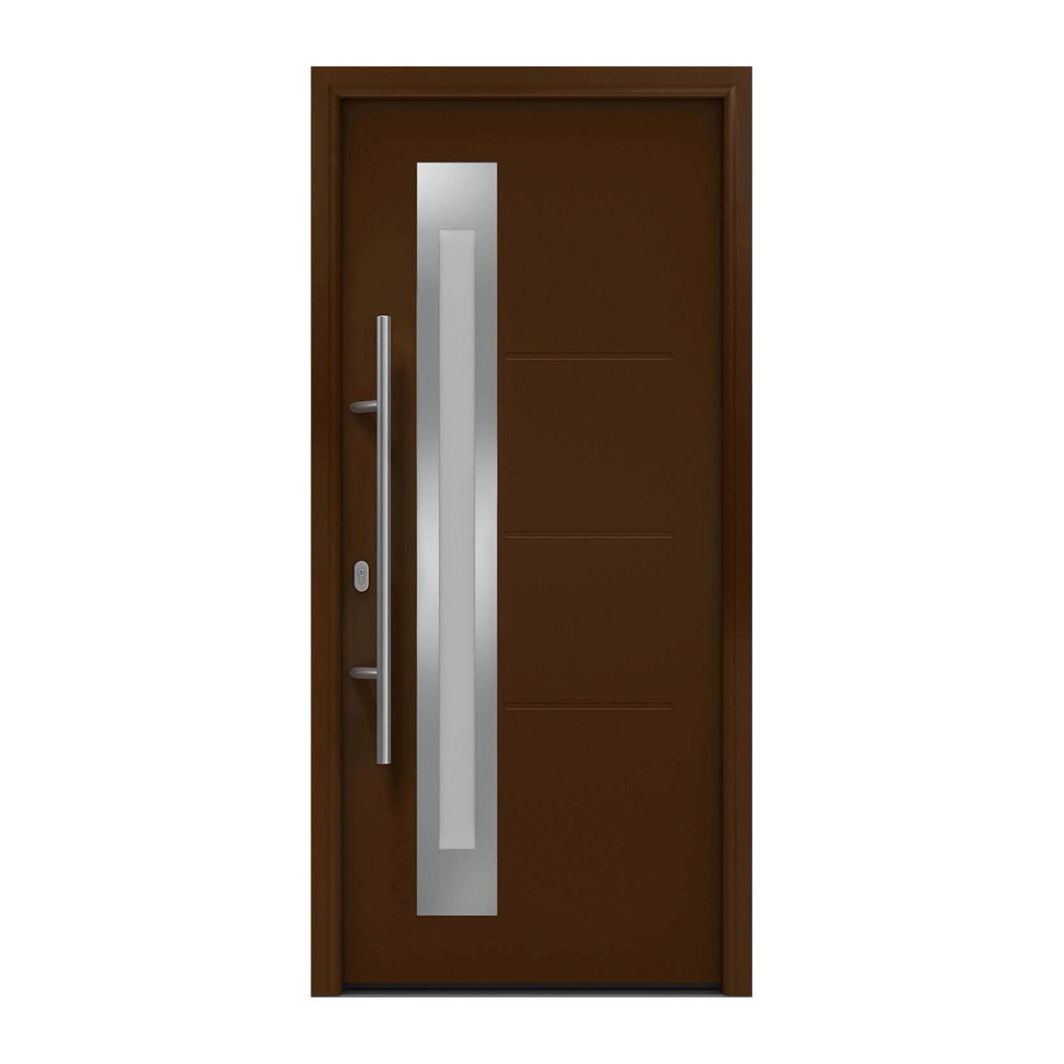 EcoStar Haustür Isopro IP 780S Terrabraun 110 cm x 210 cm DIN L EcoStar Haustür Isopro IP 780S Terrabraun 110 cm x 210 cm DIN L von EcoStar