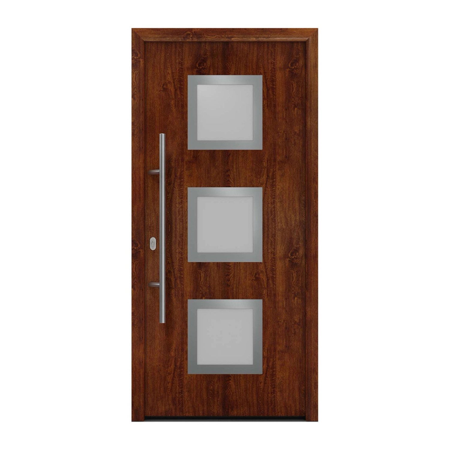 EcoStar Haustür Isopro IP 810S Dark Oak 110 cm x 210 cm DIN L EcoStar Haustür Isopro IP 810S Dark Oak 110 cm x 210 cm DIN L von EcoStar