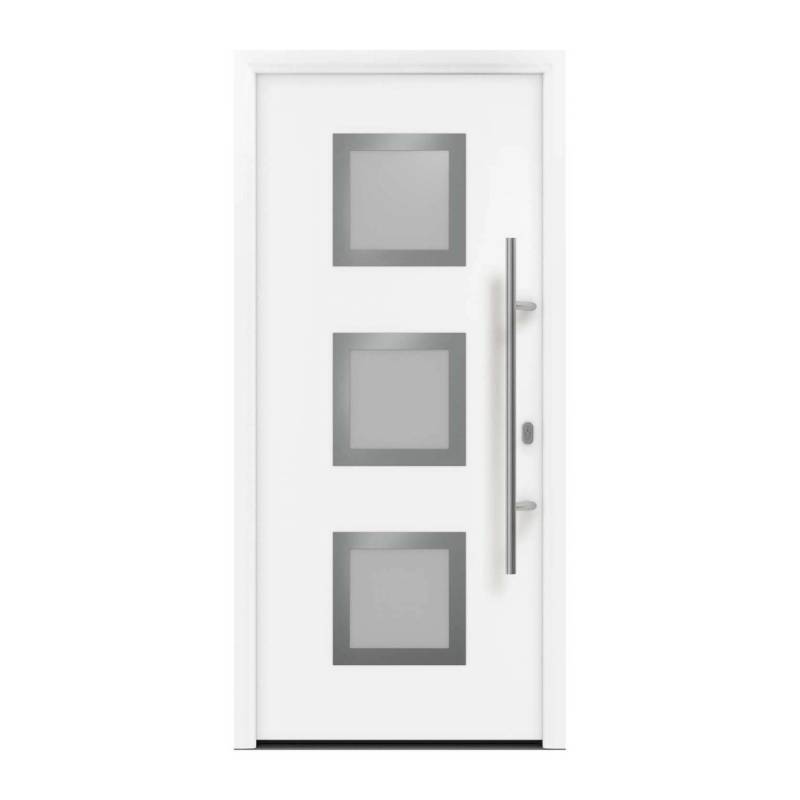 EcoStar Haustür Isopro IP 810S Verkehrsweiß 110 cm x 210 cm DIN R von EcoStar