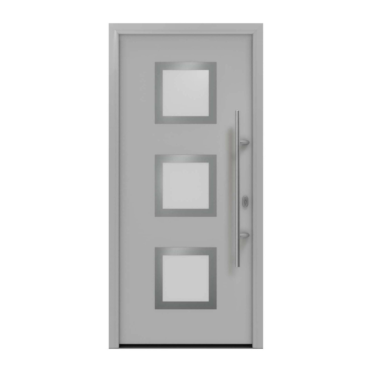 EcoStar Haustür Isopro IP 810S Weißaluminium 110 cm x 210 cm DIN R EcoStar Haustür Isopro IP 810S Weißaluminium 110 cm x 210 cm DIN R von EcoStar