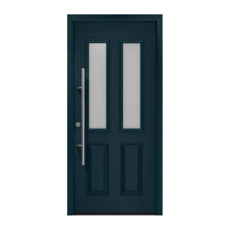 EcoStar Haustür Isopro Secur IPS 410S Anthrazitgrau 110 cm x 210 cm DIN L von EcoStar