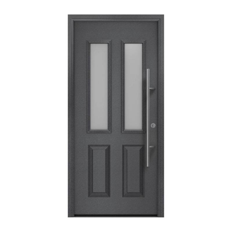 EcoStar Haustür Isopro Secur IPS 410S Anthrazitmetallic 110 cm x 210 cm DIN R von EcoStar