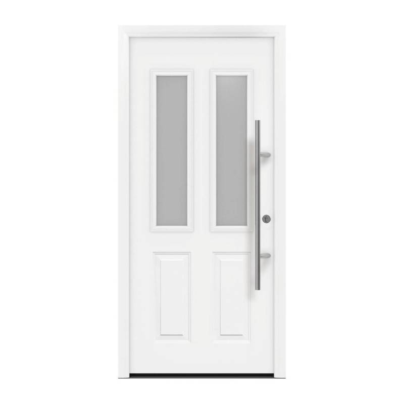 EcoStar Haustür Isopro Secur IPS 410S Verkehrsweiß 110 cm x 210 cm DIN R von EcoStar