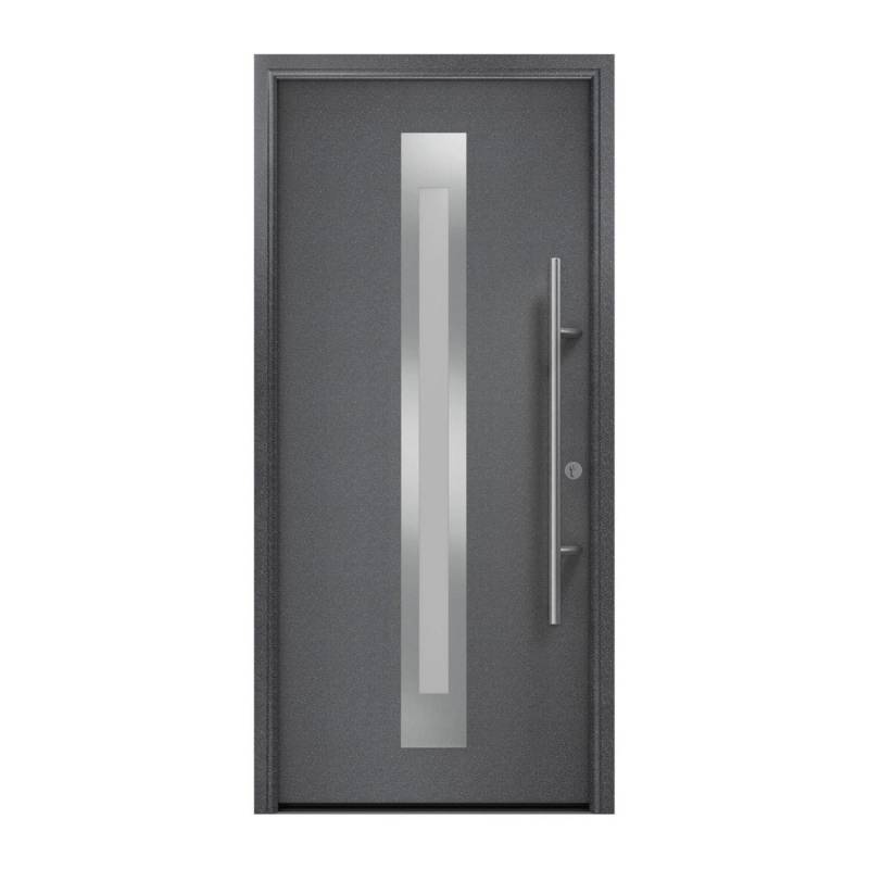 EcoStar Haustür Isopro Secur IPS 770S Anthrazitmetallic 110 cm x 210 cm DIN R von EcoStar