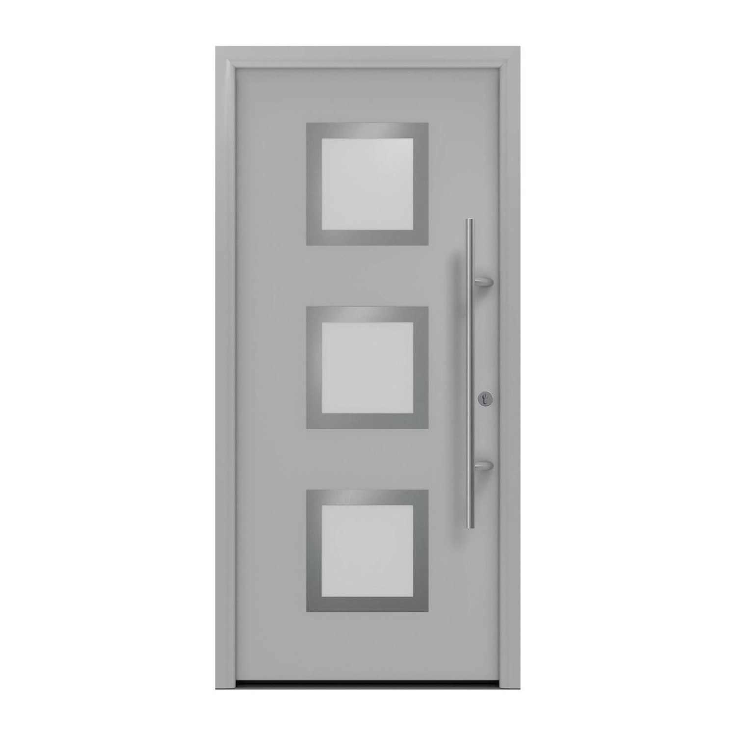 EcoStar Haustür Isopro Secur IPS 810S Weißaluminium 110 cm x 210 cm DIN R EcoStar Haustür Isopro Secur IPS 810S Weißaluminium 110 cm x 210 cm DIN R von EcoStar