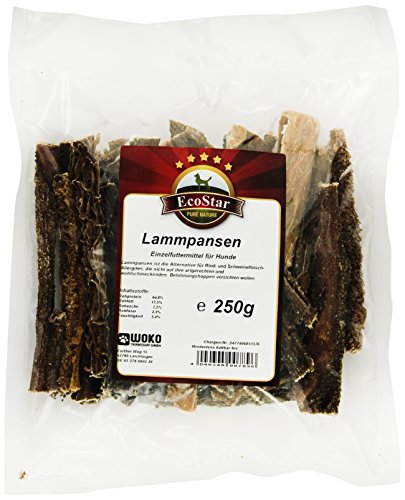 EcoStar Hunde Snack Lammpansen 250g, 2er Pack (2 x 250 g) von EcoStar