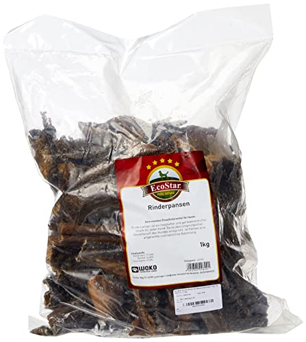 EcoStar Hundesnack, natürliches Kuttelfleisch, 1 Stück (1 x 1 kg) von EcoStar