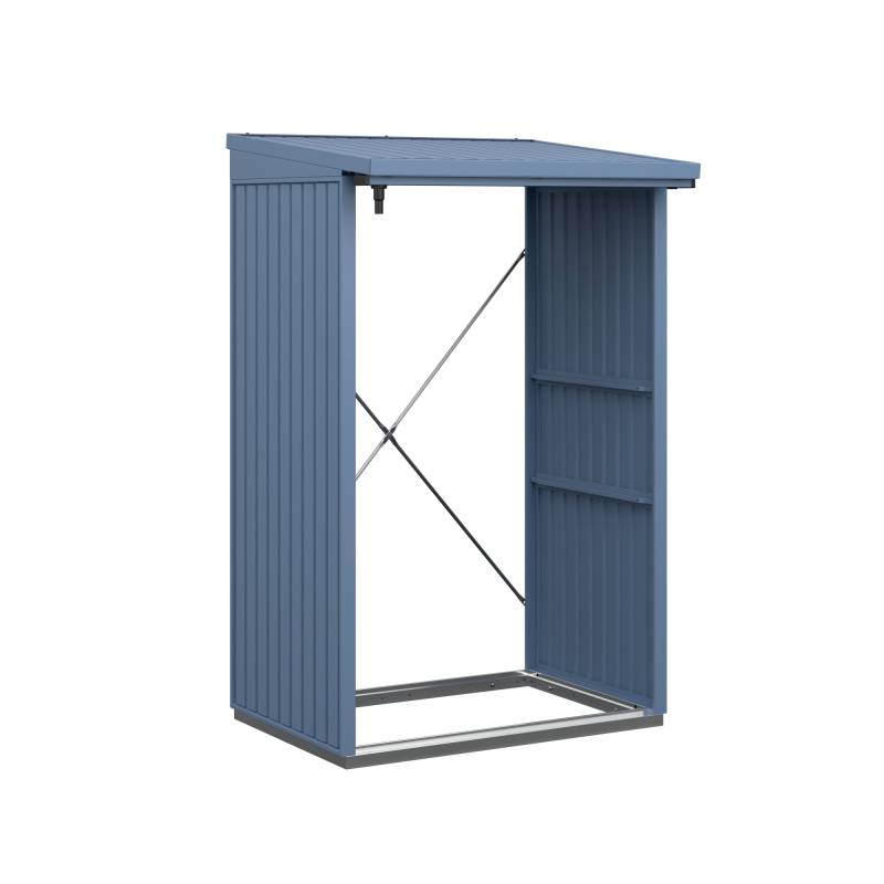 EcoStar Kaminholzregal 'TrendTyp 1' taubenblau 102,5 x 122,7 x 198 cm EcoStar Kaminholzregal 'TrendTyp 1' taubenblau 102,5 x 122,7 x 198 cm von EcoStar