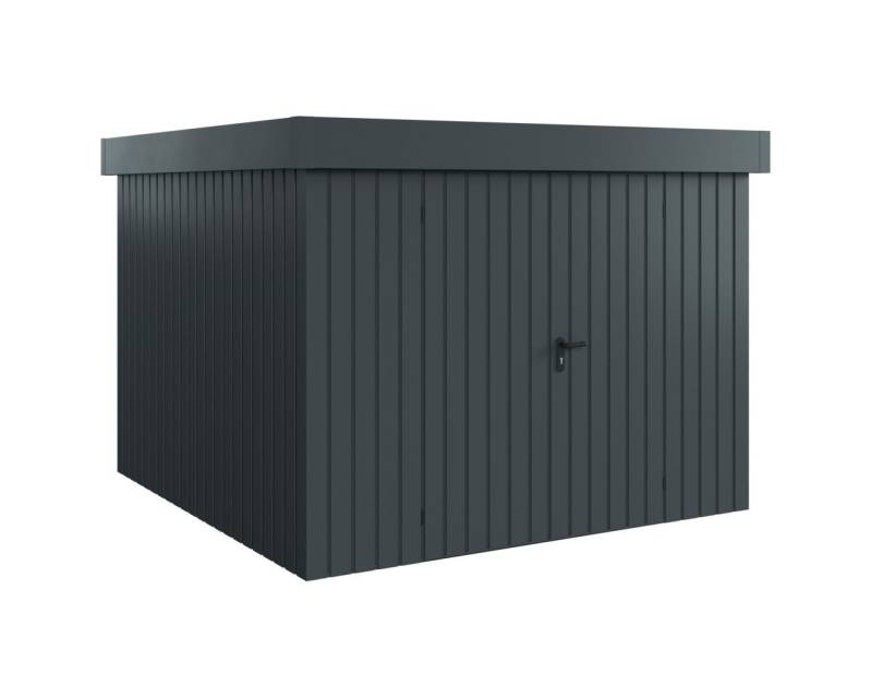 EcoStar Metallgerätehaus Euroline EFD10 anthrazit 262 x 262 cm 2-flg. von EcoStar