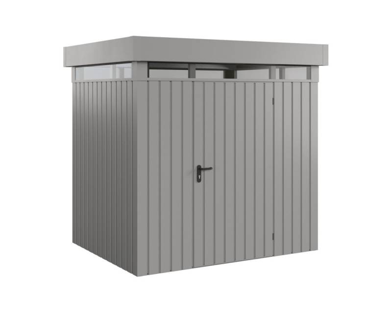 EcoStar Metallgerätehaus Euroline EFD4 LB graualuminium 214 x 166 cm 1-flg. von EcoStar