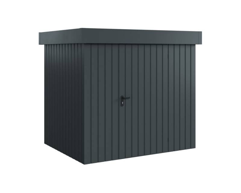 EcoStar Metallgerätehaus Euroline EFD4 anthrazit 214 x 166 cm 1.flg von EcoStar