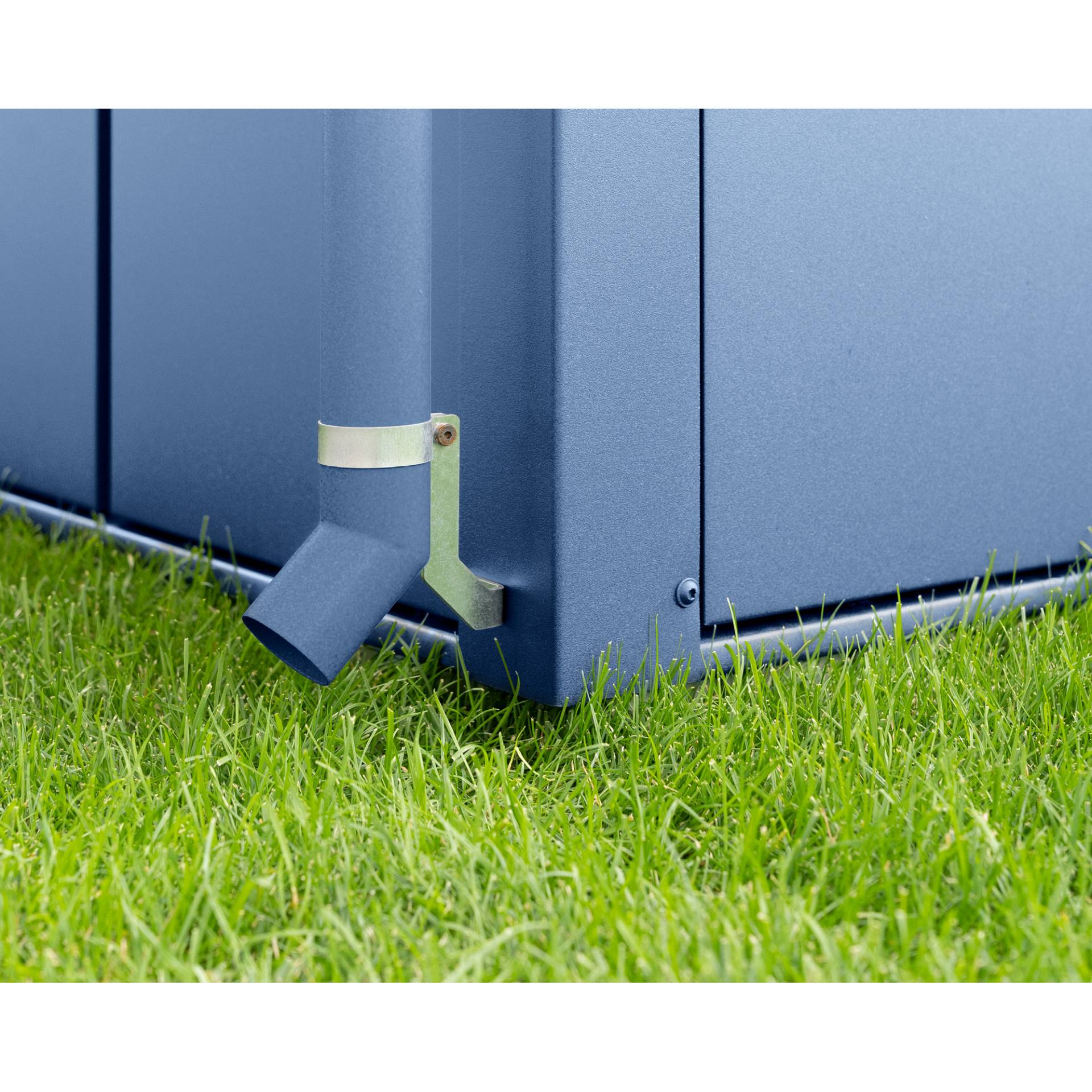 EcoStar Regenfallrohr für Gerätehäuser taubenblau bis 7 m² EcoStar Regenfallrohr für Gerätehäuser taubenblau bis 7 m² von EcoStar