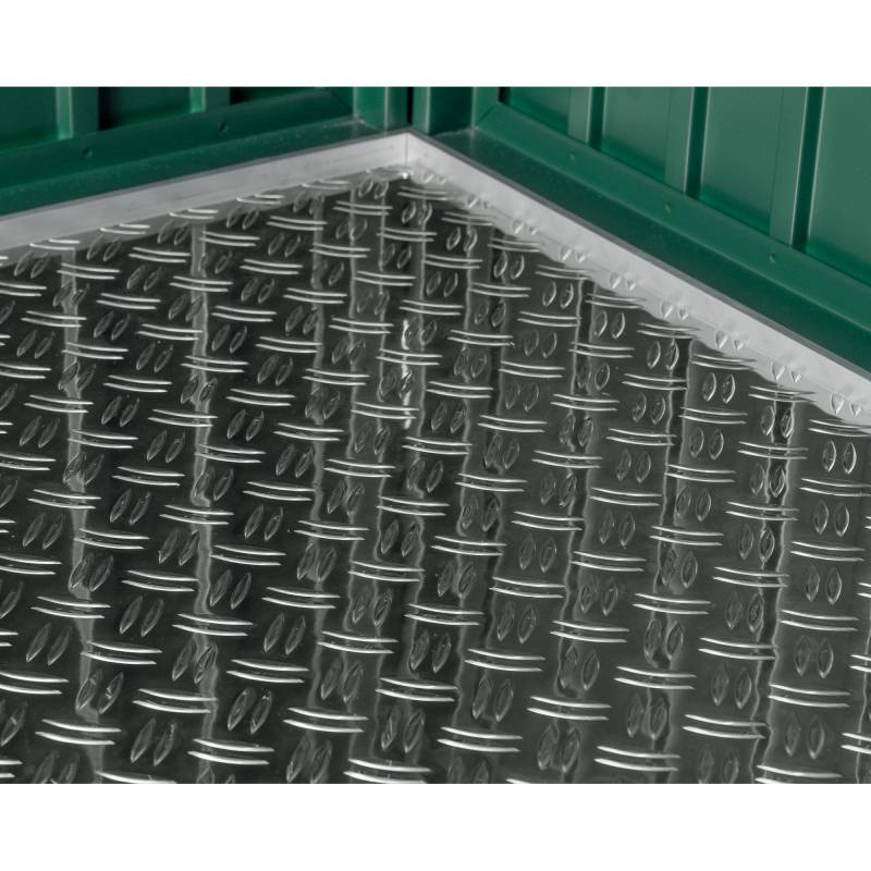 EcoStar Riffelblech-Boden 'GH2 Typ3' Aluminium 290,5 x 225,7 x 0,5 cm von EcoStar