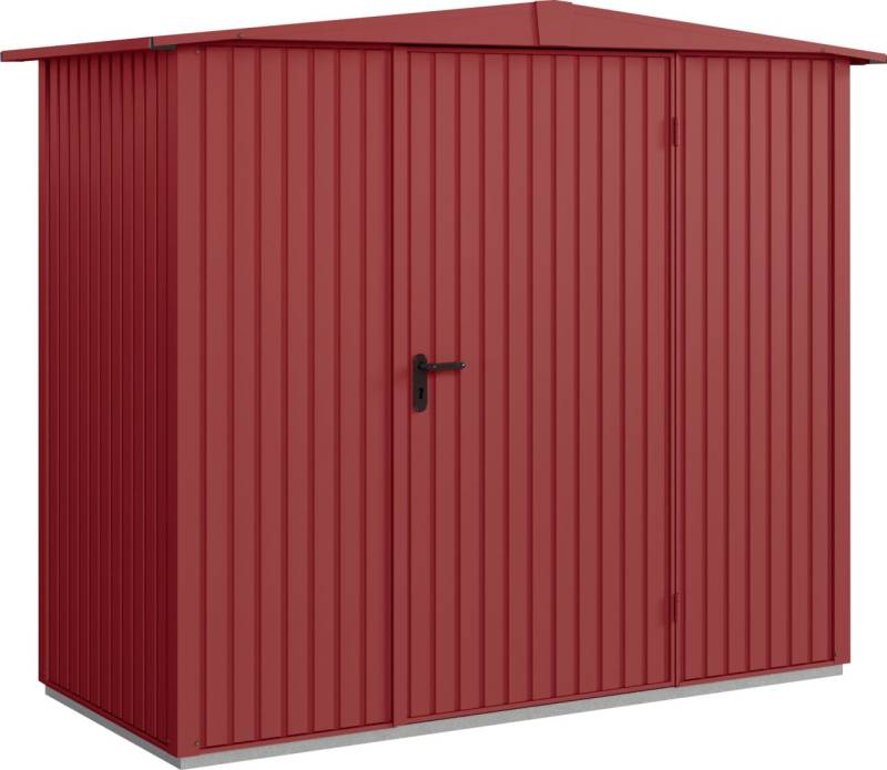 Ecostar Gerätehaus Trend-S Typ 1 258,8 x 121,3 x 216 cm purpurrot von EcoStar