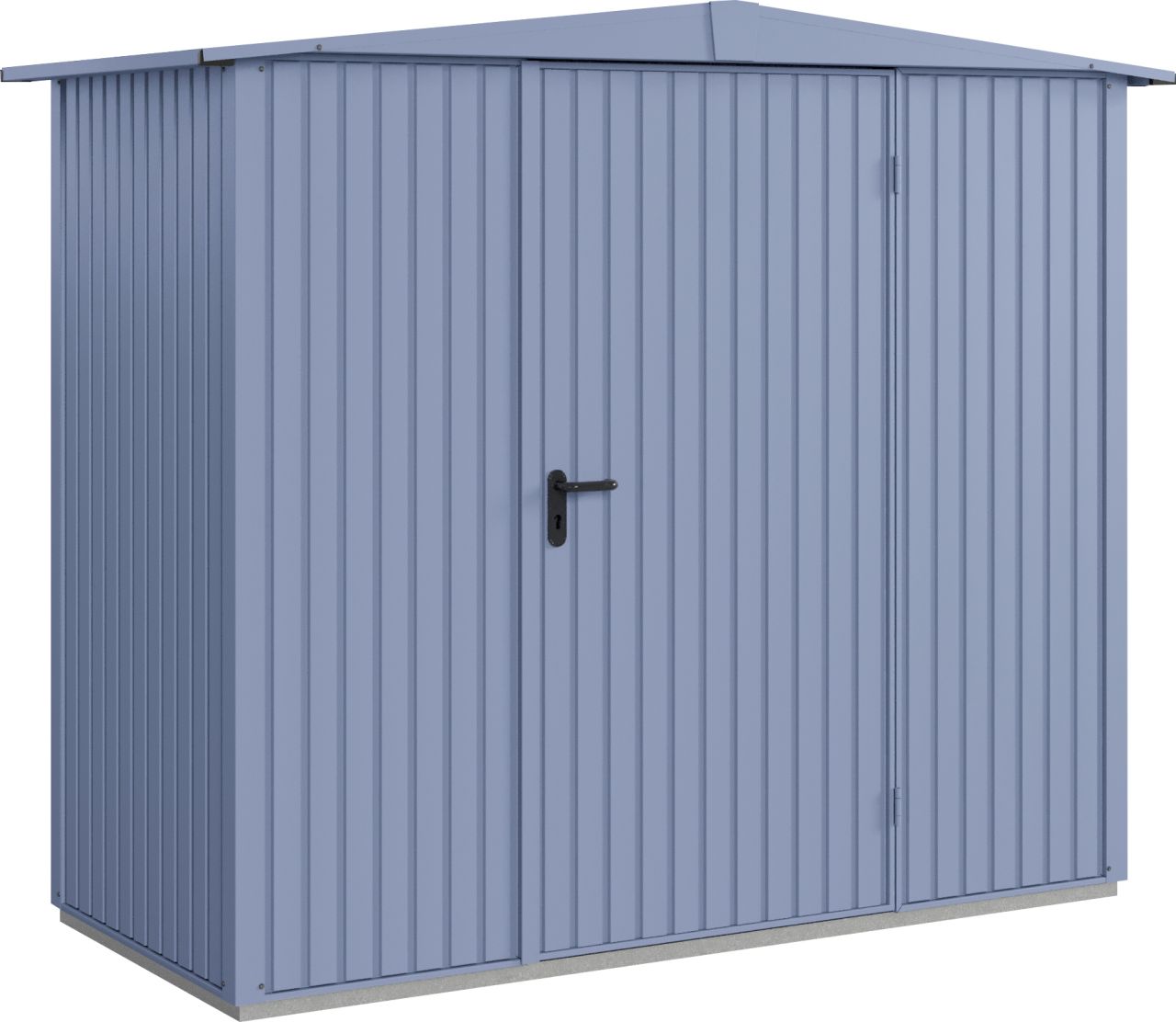 Ecostar Gerätehaus Trend-S Typ 1 258,8 x 121,3 x 216 cm taubenblau von EcoStar