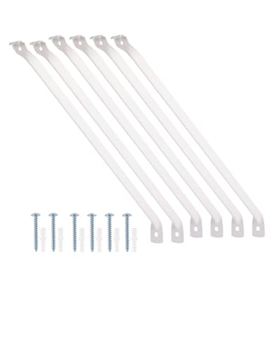 Draht-Regalhalterungen, 6 Stück von EcoSweep