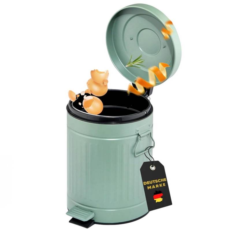 EcoWohn Kosmetikeimer Mülleimer 5 L – im Vintage-Design, Softclose, Landhausstil, geruchsdicht EcoWohn Kosmetikeimer Mülleimer 5 L – im Vintage-Design, Softclose, Landhausstil, geruchsdicht von EcoWohn