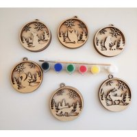 Diy Kits Für Erwachsene Jugendliche Kinder Bastelset Geschenkidee Do It Yourself Weihnachtshandwerk Malkasten von EcoWoodGift