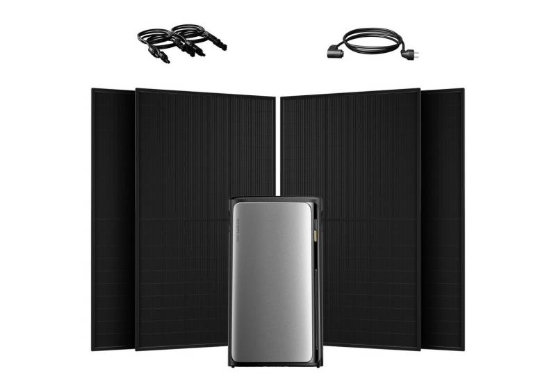 Ecoflow Balkonkraftwerk 1000W/2000W EcoFlow Stream Ultra 1,92 kWh, All-in-One Speicher, 2000 W Solareingang (4 MPPTs) mit integriertem Mikro-Wechselrichter von Ecoflow