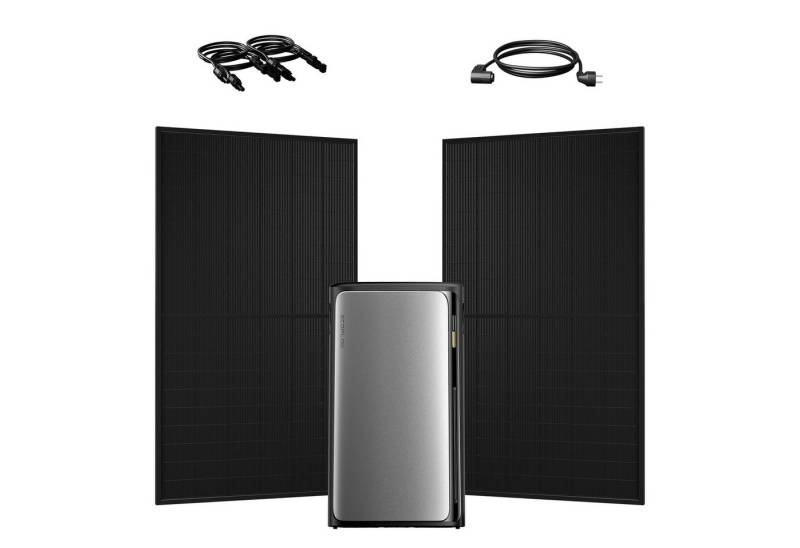 Ecoflow Balkonkraftwerk 1000W/2000W EcoFlow Stream Ultra 1,92 kWh, All-in-One Speicher, 2000 W Solareingang (4 MPPTs) mit integriertem Mikro-Wechselrichter von Ecoflow