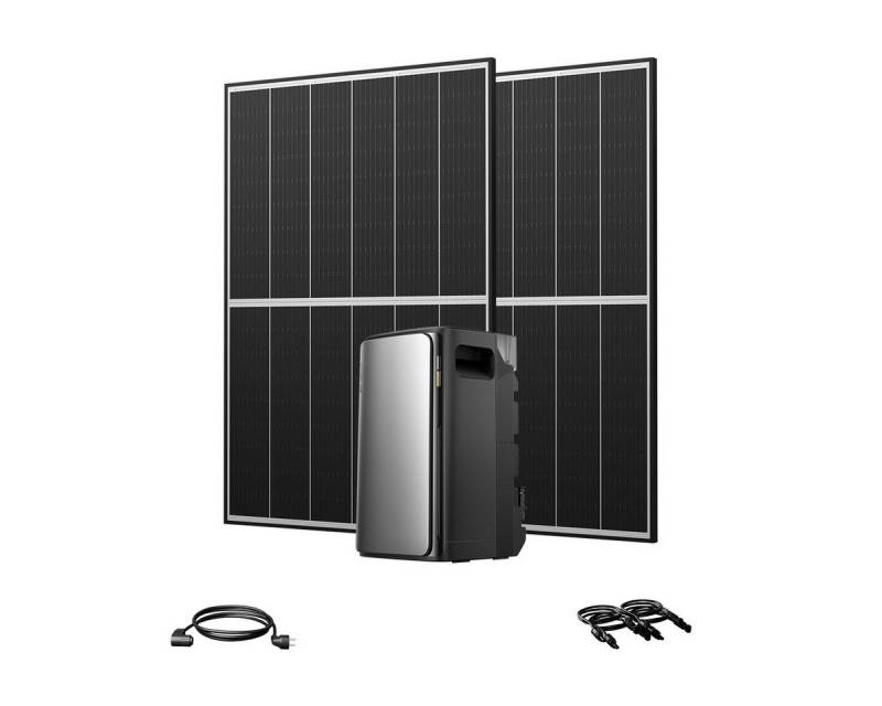 Ecoflow Balkonkraftwerk 890W EcoFlow STREAM Max 1,92 kWh Speicher, 2 MPPT 1800W Solareingang, (LFP-Akku mit 6 000 Ladezyklen, KI-Smartsteuerung), 1800 W Solareingang (2 MPPT), 1200 W Dual AC-Anschlüsse von Ecoflow