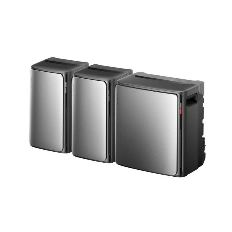 Ecoflow Balkonkraftwerk EcoFlow STREAM Ultra X und 2 × AC Pro 7,68 kWh, 0% VAT, (4 MPPT Solareingang, 2300W Dual AC-Anschlüsse), 6000 Zyklen, Smarte KI-Steuerung, Plug&Play von Ecoflow