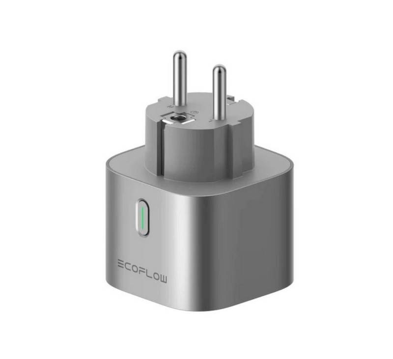 Ecoflow WLAN-Steckdose EcoFlow Smart Plug WLAN-Steckdose, max. 2300 W, Automatische Energiezuweisung Bis zu 2300 Watt schaltbar von Ecoflow