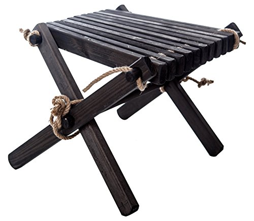Ecofurn Lilli montiert Ivo Beistelltisch/Foot Rest, Kiefer, Holz, schwarz Ecofurn Lilli montiert Ivo Beistelltisch/Foot Rest, Kiefer, Holz, schwarz von Ecofurn