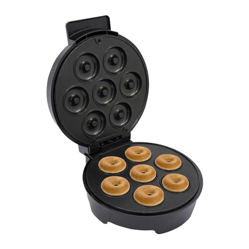 Ecoggeder 7 Donut-Löcher 1000W Elektrischer Donut-Macher Antihaft-Beschichtung Doughnut Maker für Privathaushalten, Bäckereien, Konditoreien von Ecoggeder