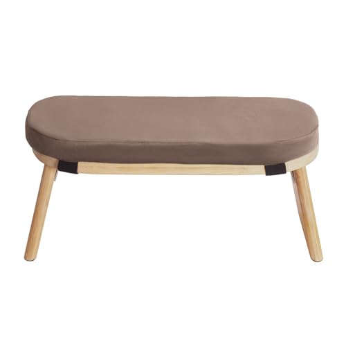 Ecoggeder Meditationsbank Faltbar Gebetsstuhl Yogastuhl Ergonomischer Meditationshocker Kniende Hocker Yoga Bank Gebetshocker Meditationsstuhl aus Bambus für Tiefe Meditation und Achtsamkeit von Ecoggeder