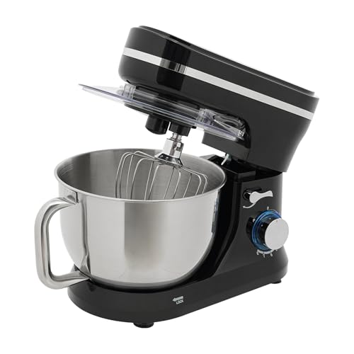 Küchenmaschine Knetmaschine Rührmaschine Kippbare Küchenmixer 1000W Elektrischer Rührmaschine Multifunktionaler Kleiner Teigmaschine mit 4.5L Rührschüssel Knethaken Schneebesen Rührbesen von Ecoggeder