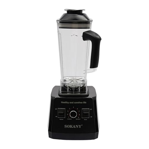 Multifunktionsmixer Entsafter Hochleistungsmixer 2L Mehrzweckmixer 5000W Standmixer 9 Gänge Kaltentsafter Smoothie-Bowls Maker Tragbarer-Mixer für Cremes, Getränken, Säften, Kaffee von Ecoggeder