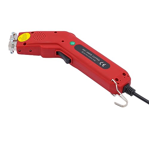 Styroporschneider Elektrisches Heißmesser Schaumschneider 50-500℃ Seilschneider 100W Stoff Heißdrahtschneider Heissschneidegerät für Schwammstoff Karton Gurtband mit Aufbewahrungskoffer von Ecoggeder