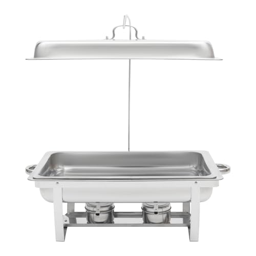 Tablett-Büffetwärmer Büffetspender Wärmer Chafing Dish Set Edelstahl Speisewärmer Buffet Speise Wärmer Speisewärmer Warmhaltebehälter Buffetwärmer Buffet Server mit Abdeckung Hanghalter (1 Platte) Tablett-Büffetwärmer Büffetspender Wärmer Chafing Dish Set Edelstahl Speisewärmer Buffet Speise Wärmer Speisewärmer Warmhaltebehälter Buffetwärmer Buffet Server mit Abdeckung Hanghalter (1 Platte) von Ecoggeder