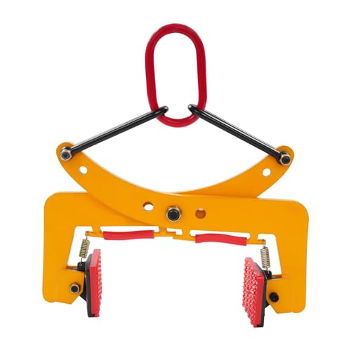 Versetzzange Bordsteinzange Steinhebeklemmen 325KG Vertikale Steinklemme 4/6/8 Zoll Hebewerkzeug Hochbelastbare Steintransportklemmen Pflastersteine Steinheber zum Heben und Transportieren von Ecoggeder