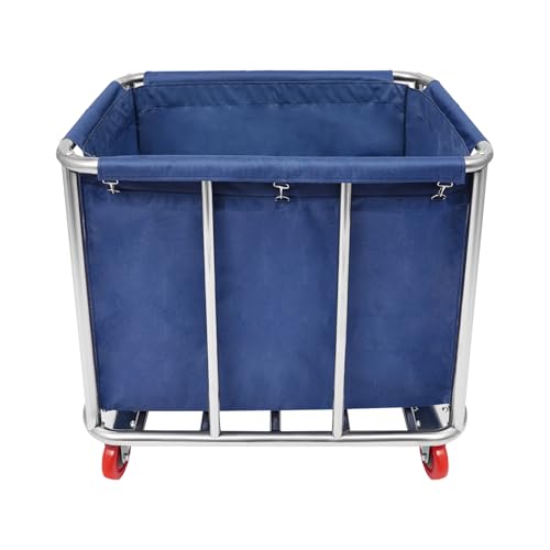 Wäschewagen Edelstahl Wäschesortierwagen Wäschekörbe Kommerzieller Wäschesortier Wäschesammler 300L Wäschebox 90 x 65 x 81 cm Wäschekammer für Haus und Hotel Wäschewagen Edelstahl Wäschesortierwagen Wäschekörbe Kommerzieller Wäschesortier Wäschesammler 300L Wäschebox 90 x 65 x 81 cm Wäschekammer für Haus und Hotel von Ecoggeder