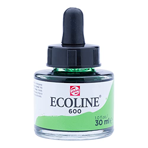 Ecoline Flüssig-Aquarell-Flasche 30 ml Grün 600 (11256001) von Ecoline
