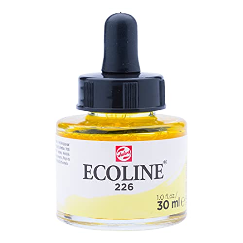 Ecoline Flüssige Aquarellfarbe Flasche 30 ml Pastellgelb 226 (11252261) von Ecoline