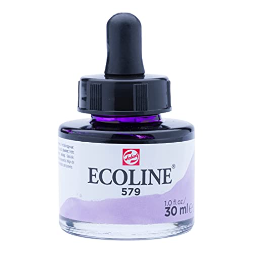 Ecoline Flüssige Aquarellfarbe Flasche 30 ml Pastellviolett 579 (11255791) von Ecoline